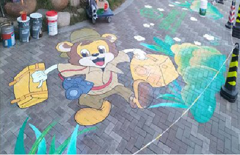 新野夏季画地面彩绘会遇到的问题