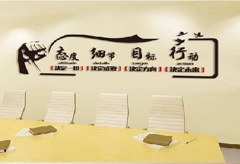 新野企业文化墙主要展示什么？