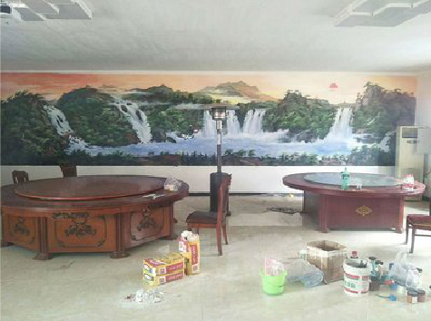 新野墙绘-写实风景