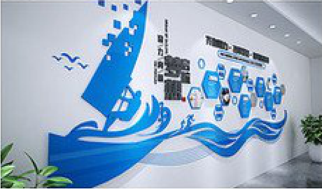 新野海浪主题文化墙如何设计？