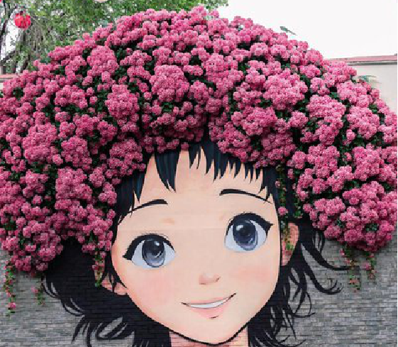 新野墙体彩绘-网红墙打卡