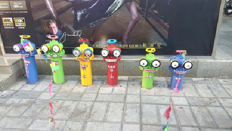 新野商业区彩绘