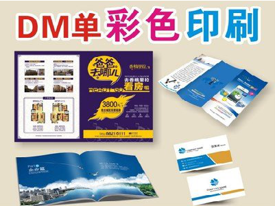 新野单页印刷，色彩搭配简单。