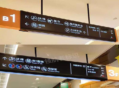 新野如何通过商场标识牌引导客流分布?