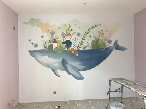 新野手绘墙的特点及优势。